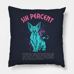 six percent Pillow