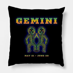 Gemini 2b Black Pillow