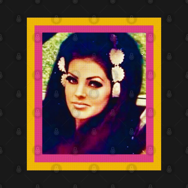 Priscilla Presley Retro Comic Design by PengellyArt