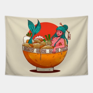 RAMEN MERMAID Tapestry