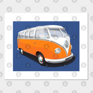 Vw Camper Van Posters And Art Prints Teepublic