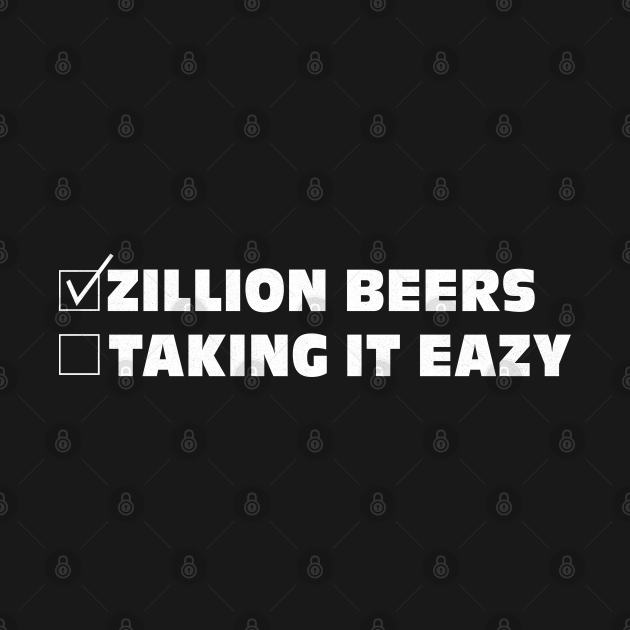 Barstool Sports Zillion Beers Taking It Easy tee Barstool Sports T