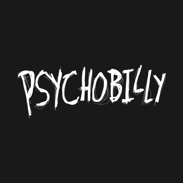 Dark and Gritty PSYCHOBILLY sketch font text v.2 by MacSquiddles