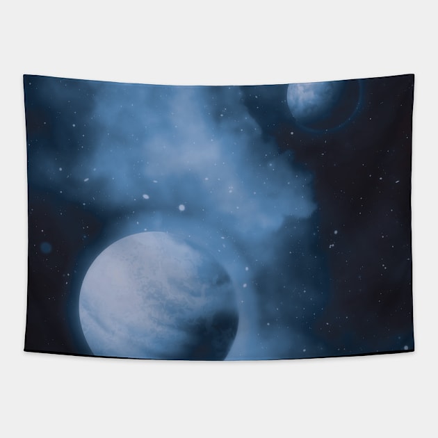 Space Galaxy Universe Gift For Outer Space Fan Gift For Men, Women & Kids Tapestry by Art Like Wow Designs