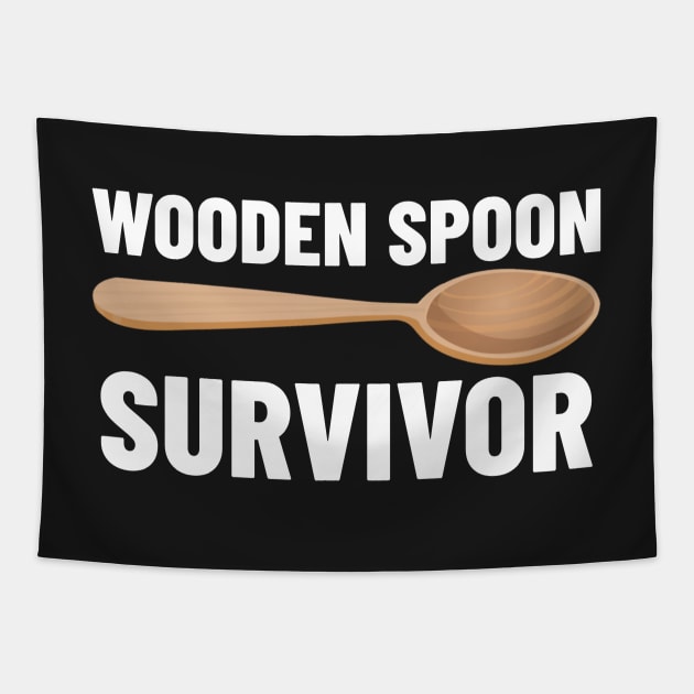 Wooden Spoon Survivor Tapestry by mikepod