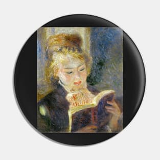 Girl Reading By Pierre Renoir Pin