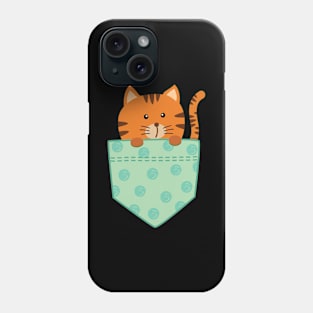 Pocket Funny cat Phone Case