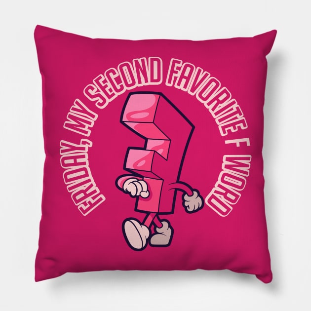 The F Letter! Pillow by pedrorsfernandes