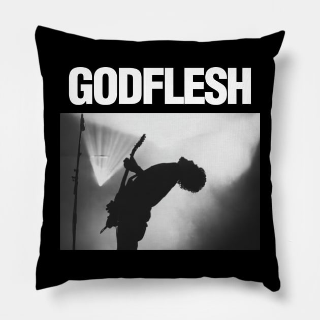 Godflesh band 2 Pillow by Mey X Prints