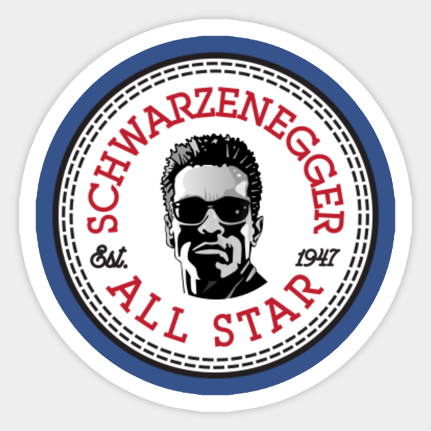 Arnold All Star Logo - Arnold Schwarzenegger - Sticker TeePublic