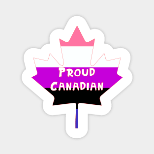 Proud Canadian (Genderfluid) Magnet