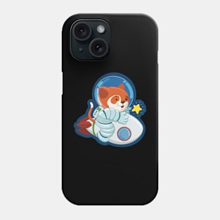 Wishing Star Astronaut Cat Phone Case