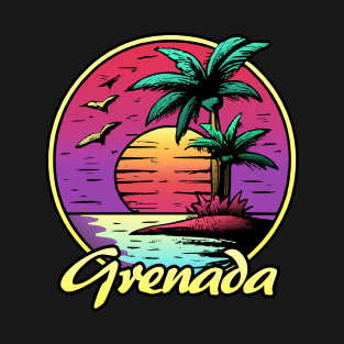 Grenada summer sunset Sun T-Shirt