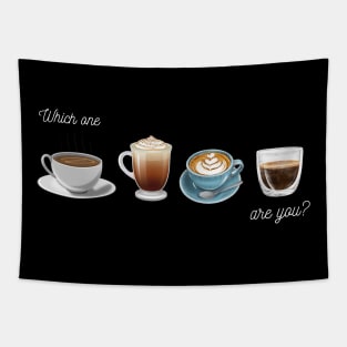 What Coffee Are You Black Version Tapestry