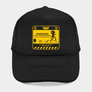 Warning Know Your Xenomorph from the 1979 movie Alien Hat
