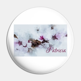 Cherry Blossom Designer Artwork Name Patricia Pin