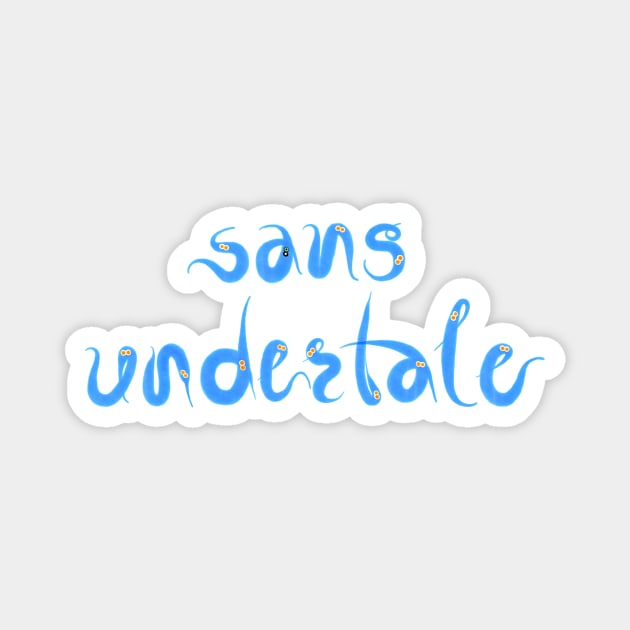 sans undertale Magnet by le_onionboi