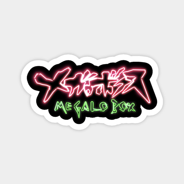 Megalo Box Magnet by The Metafox Crew Shop