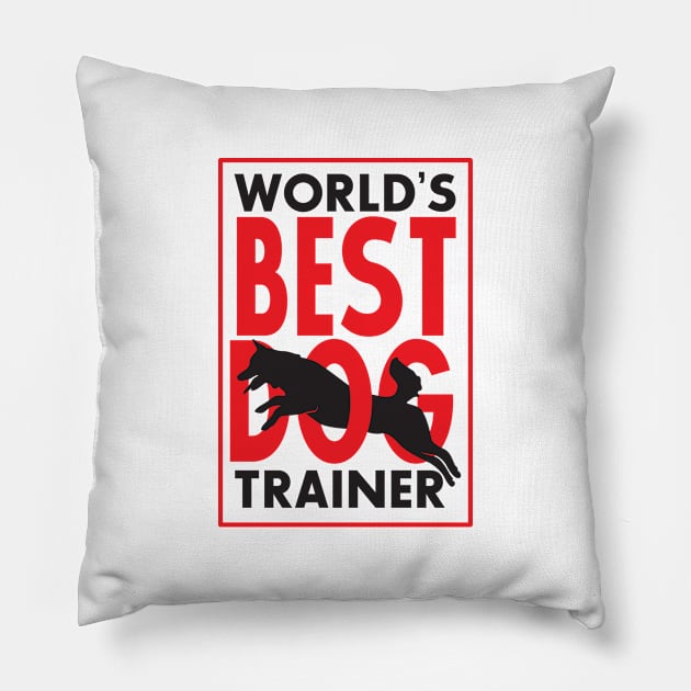 World's Best Dog Trainer Pillow by andantino