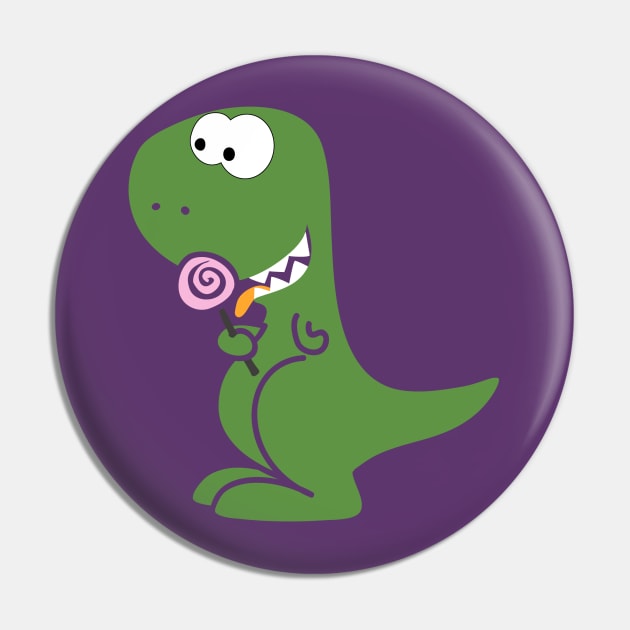 T-rex with sweets Pin by katelein