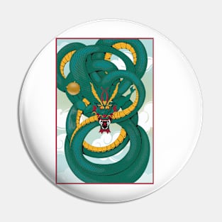 Golden Dragon Pin