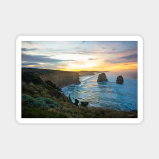 Gog and Magog from the 12 Apostles, Port Campbell National Park, Victoria, Australia. Magnet