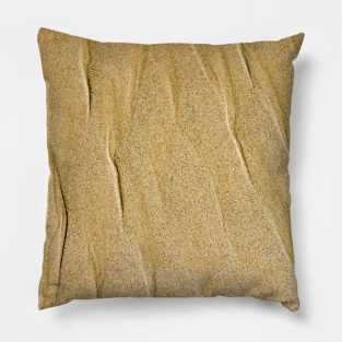 Beautiful sand ripple texture Pillow