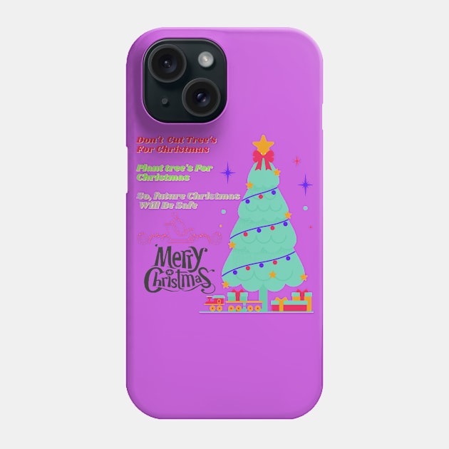 Merry Christmas Quote Phone Case by Christamas Clothing