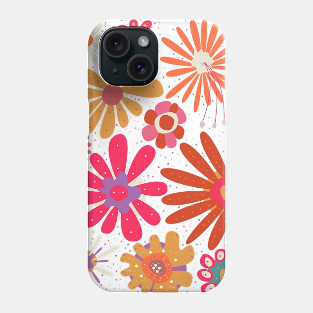 Floral pattern - beautiful floral design - floral illustration Phone Case by Boogosh