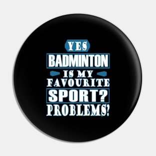 Badminton Sports Gift Badminton Racket Pin