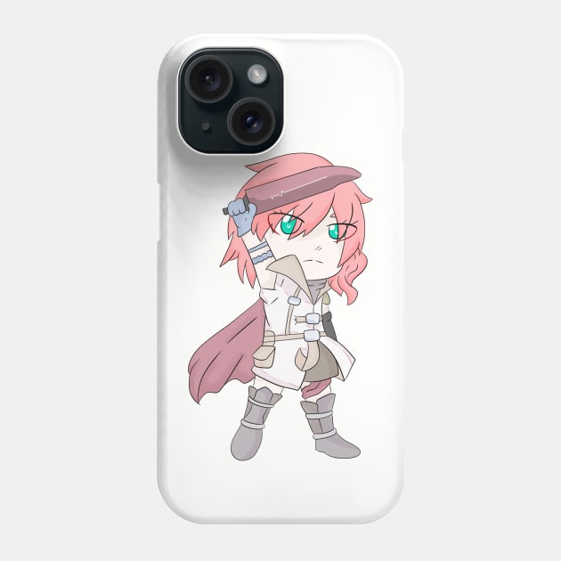 Chibi Lightning - FF XIII Phone Case by Romii