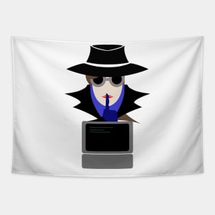 Lady Black Shush (Cauc W/Computer): A Cybersecurity Design Tapestry