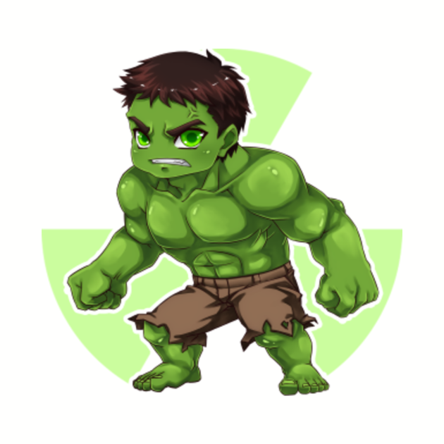 Chibi Hulk Marvel Superhero Fanart Hulk Pillow Teepublic