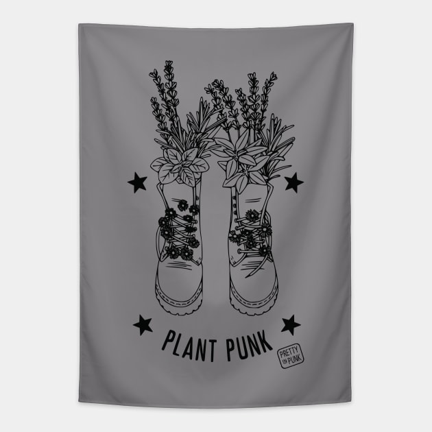 Plant Punk Tapestry by prettyinpunk
