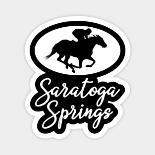 Saratoga Springs New York Horse Racing Magnet