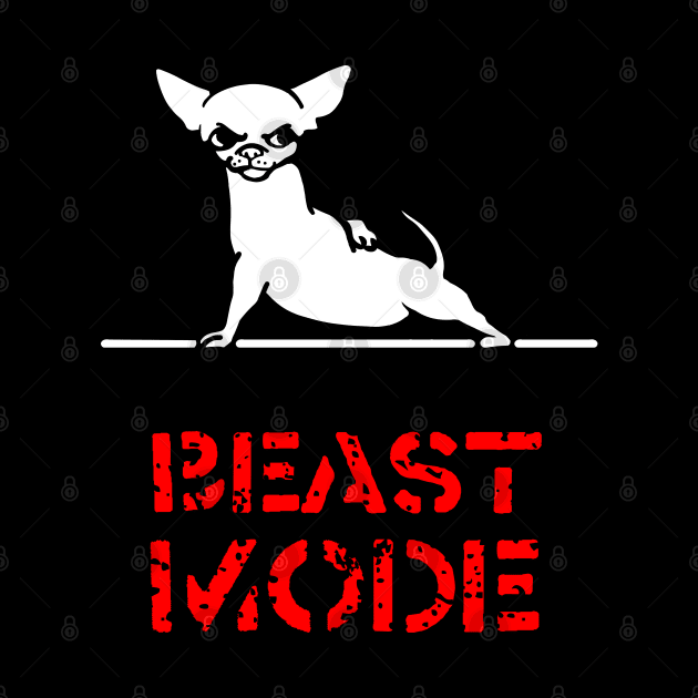 Beast Mode Chihuahua by huebucket