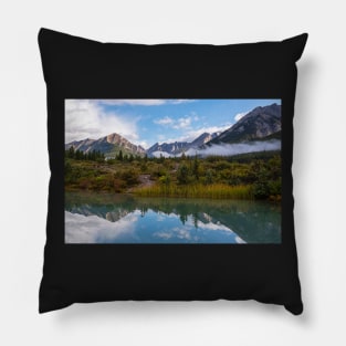 Ink Pots Johnston Canyon Banff Canada Reflection Pillow