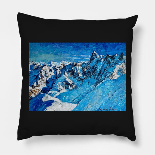 Mont Blanc | Pillow by Art Shop Geneva