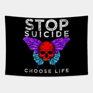 Stop Suicide Tapestry