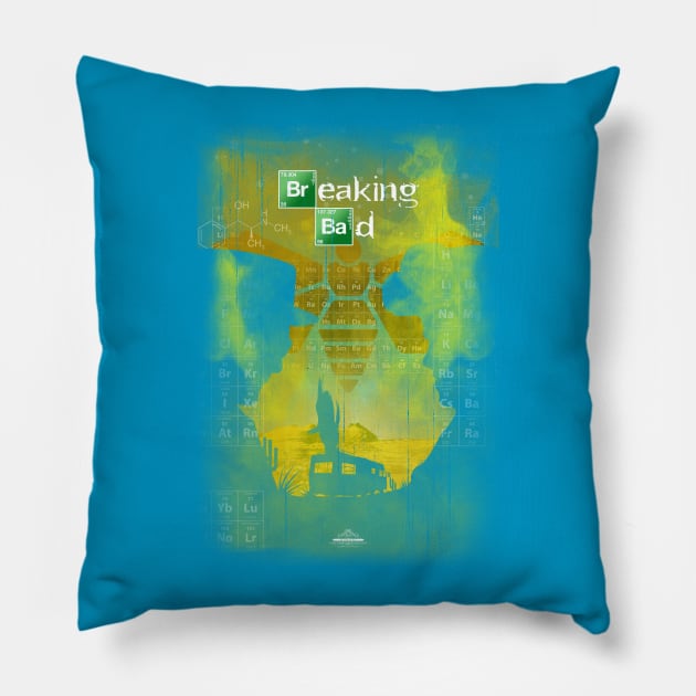 Breaking Bad Vintage Pillow by TomRyansStudio