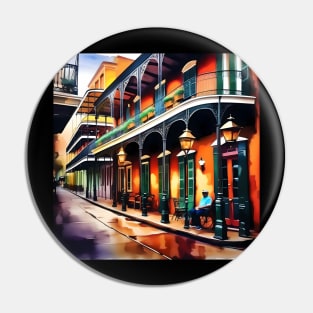 Memories of New Orleans - Bourbon Street Pin
