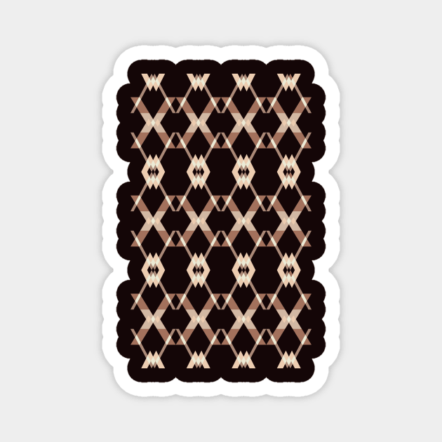 Diamond pattern Magnet by Evgeniya