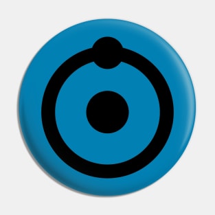 Doctor Manhattan Hydrogen Atom Symbol Pin