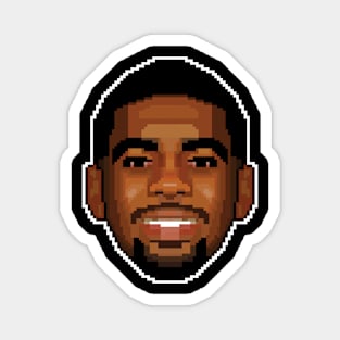 Kyrie Irving Pixel Art Portrait Drawing Magnet