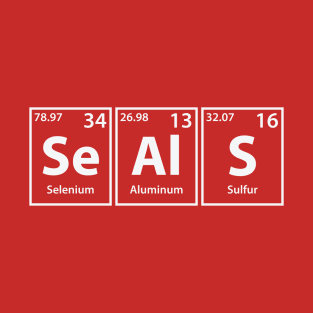 Seals (Se-Al-S) Periodic Elements Spelling T-Shirt