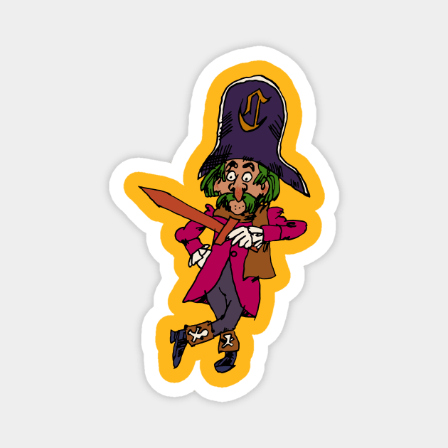 Captain Crook Magnet by DustinCropsBoy