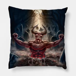 Satan Rising Pillow