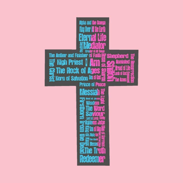 Names of Jesus Cross by AlondraHanley