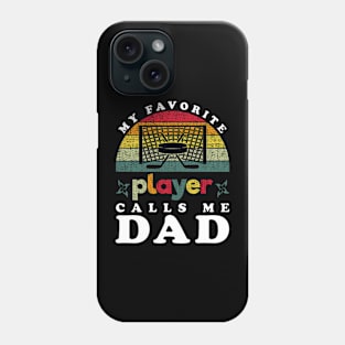 Favorite Hockey Player Calls Me Dad Vintage Phone Case