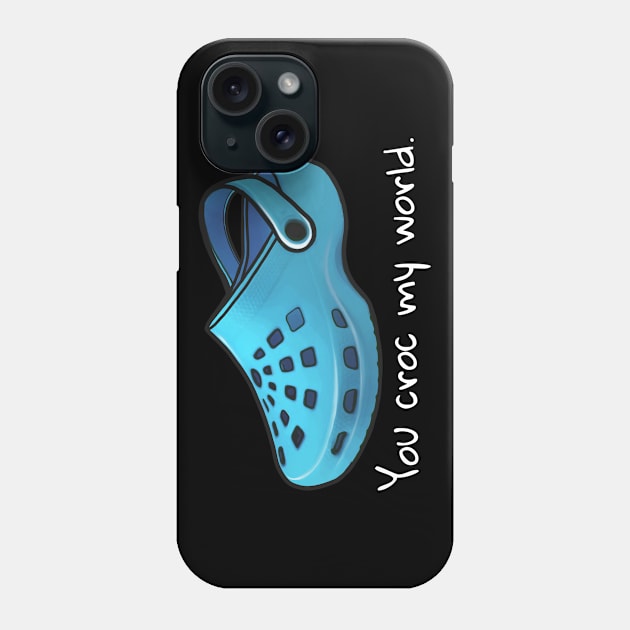 You croc my world 1 Phone Case by Collagedream